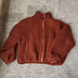 LA MIEL Rust Textured Jacket